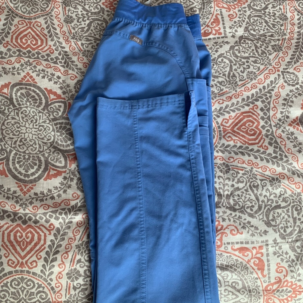FIGS Kade Cargo Pants - Ceil Blue